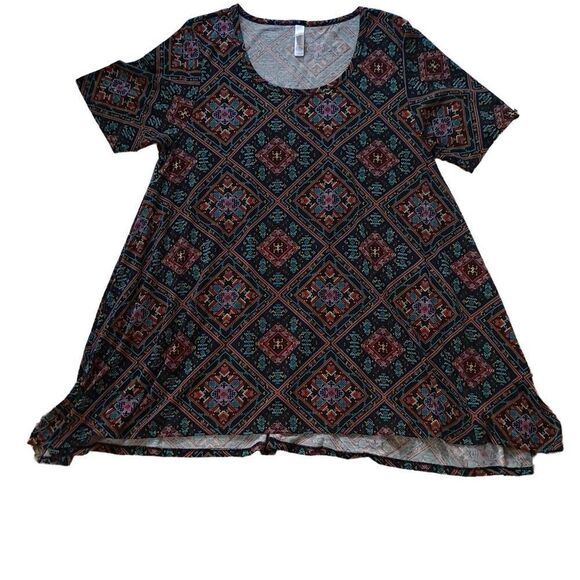 Lularoe Cross Stitch Classic Tee Large - Picture 1 of 4